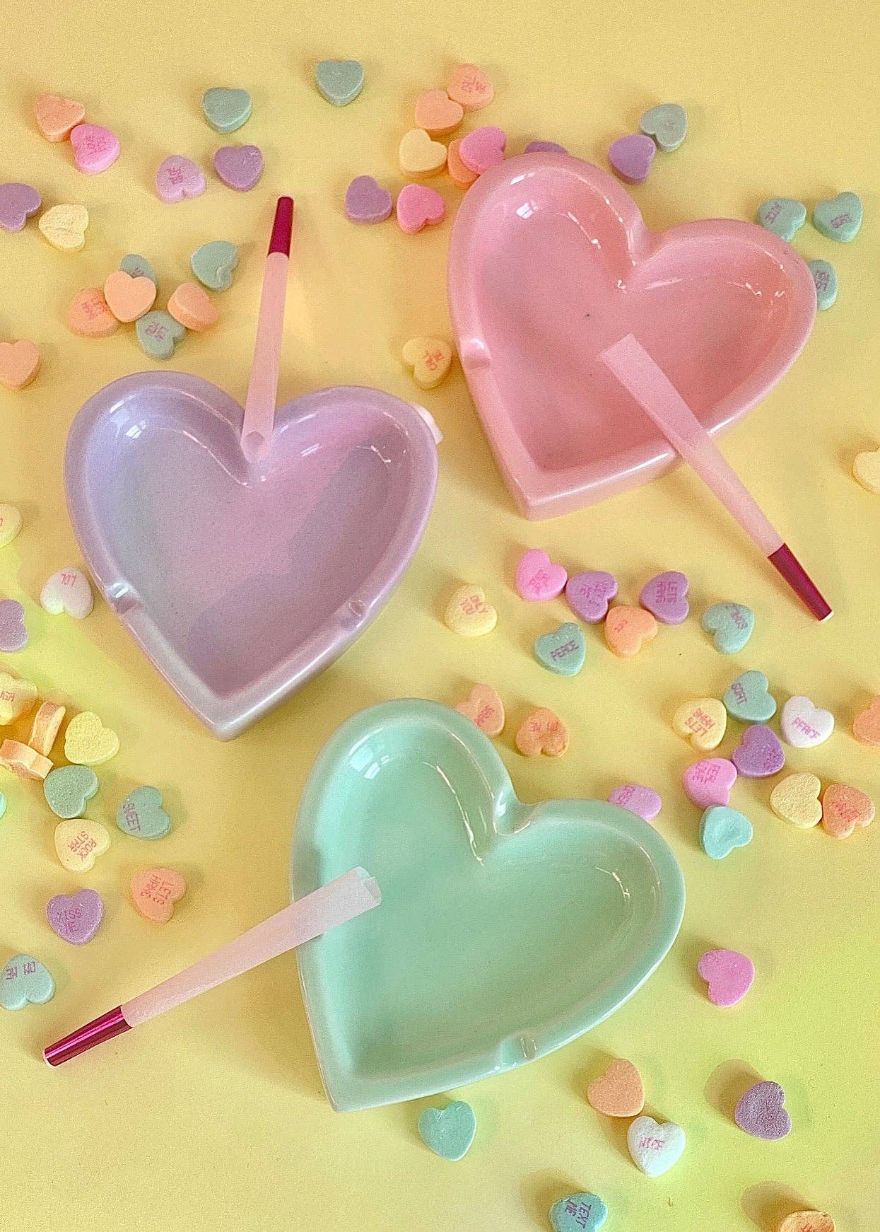 Candy Heart Ashtray