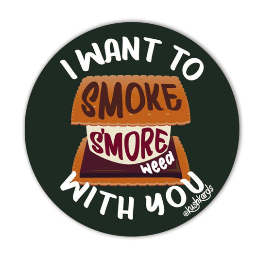 Smoke S’More Sticker