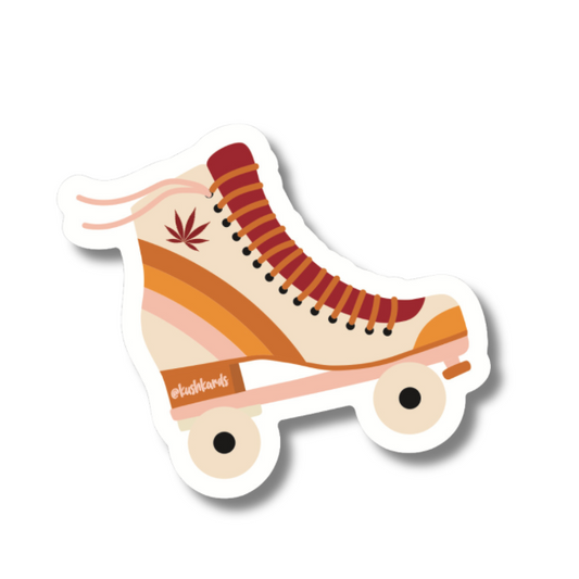 Roller-skate Kush Sticker